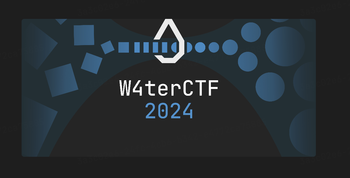 W4terCTF 2024 Web Writeup（出题）